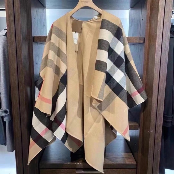 Burberry Shoes - Burberry Tan and Black Check Cape